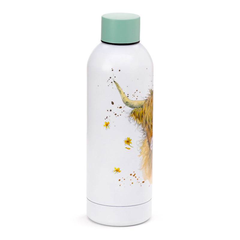 Jan Pashley Highland Coo Cow Hot & Cold Drinks Bottle 530ml - Gift Arch