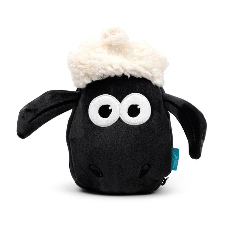 Relaxeazzz Shaun the Sheep Plush Travel Pillow & Eye Mask - Gift Arch