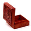 Mango Wood Carved Elephant Trinket Box - Gift Arch