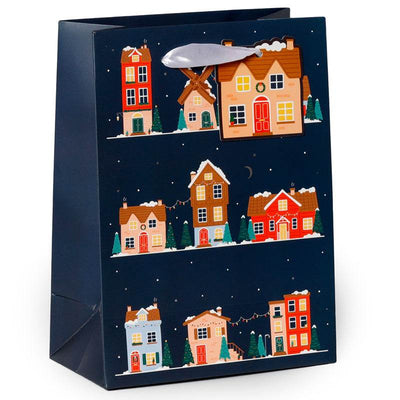 Christmas Village Gift Bag Medium - Gift Arch