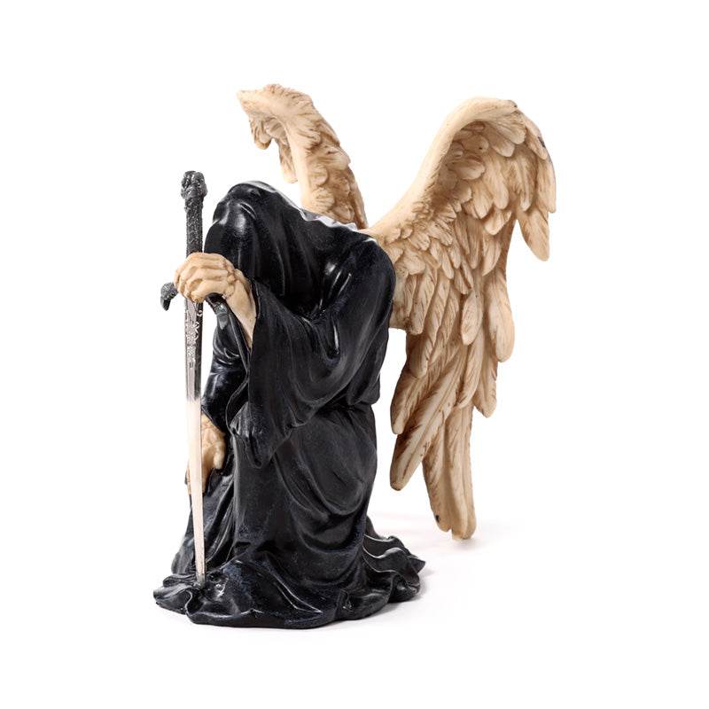 Angel of Death Kneeling with Sword - Gift Arch