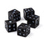 Black Skull Dice Pack of 5 - Gift Arch