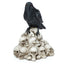 Crow Standing on Pile of Skulls Ornament - Gift Arch