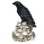 Crow Standing on Pile of Skulls Ornament - Gift Arch