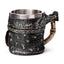 Decorative Axe Handle Armoured Skull Tankard - Gift Arch