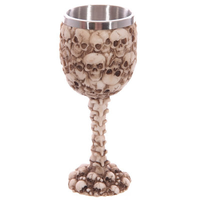 Decorative Multi Skull & Spine Goblet - Gift Arch