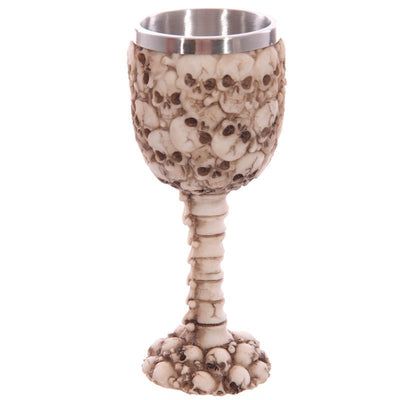 Decorative Multi Skull & Spine Goblet - Gift Arch