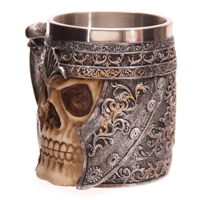 Decorative Skull Warrior Tankard - Gift Arch