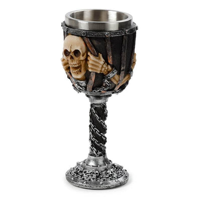 Decorative Skull with Chains Goblet - Gift Arch
