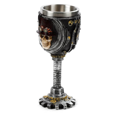 Decorative Steampunk Skull Goblet - Gift Arch