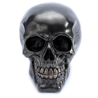 Metallic Black Skull Decoration - Gift Arch