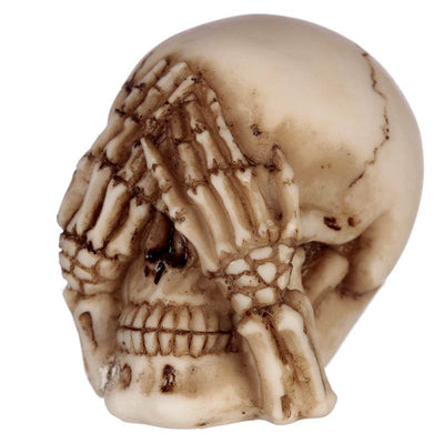 Set of 3 Small See No, Hear No, Speak No Evil Skulls - Gift Arch