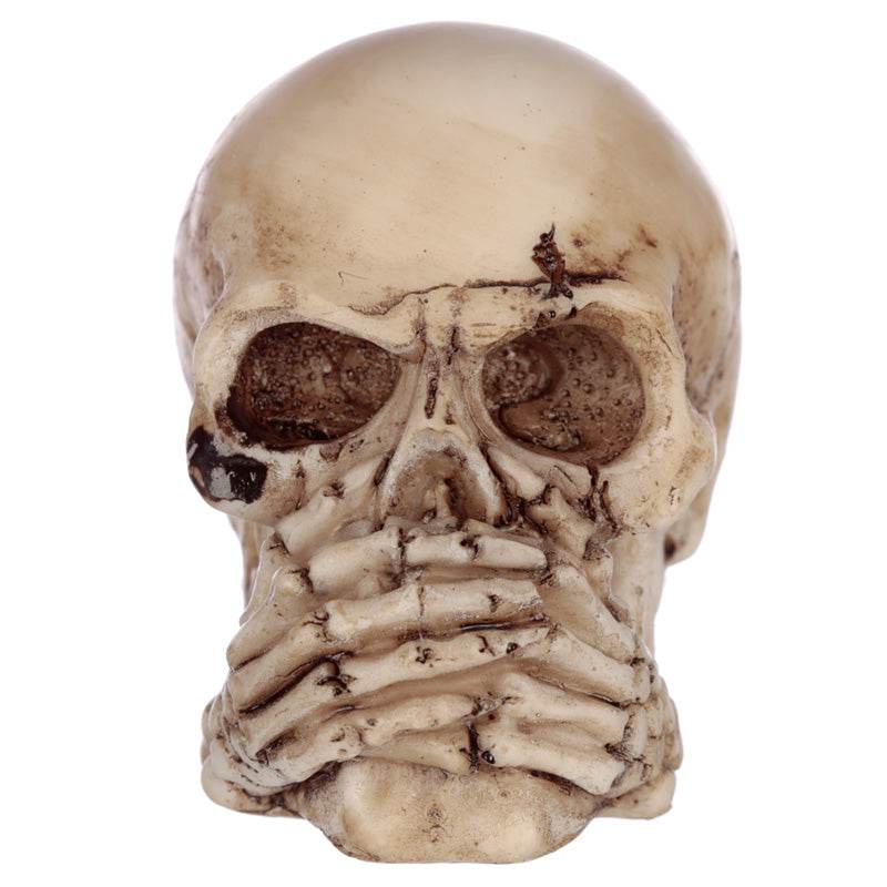 Set of 3 Small See No, Hear No, Speak No Evil Skulls - Gift Arch