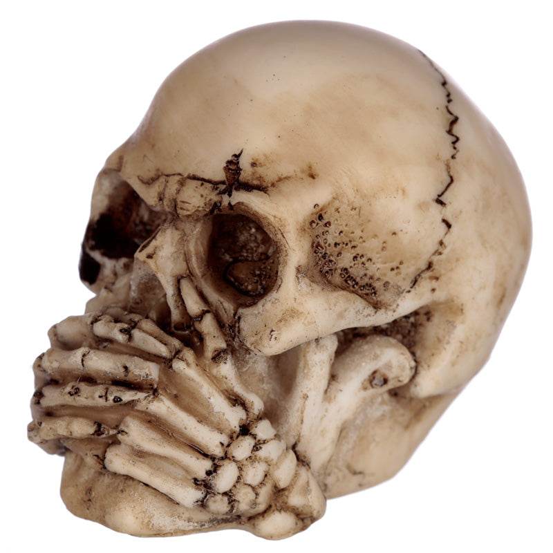 Set of 3 Small See No, Hear No, Speak No Evil Skulls - Gift Arch