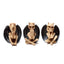 Set of 3 The Reaper of Death See No Speak No Hear No Evil Winged Demons - Gift Arch