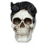 Skull with Black Cat Ornament - Gift Arch