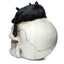 Skull with Black Cat Ornament - Gift Arch