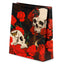 Skulls and Roses Red Roses Gift Bag Extra Large - Gift Arch