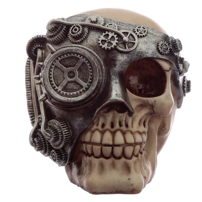 Steampunk Skull Head Ornament - Gift Arch