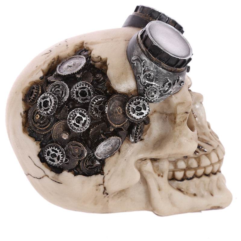 Steampunk Style Skull Decoration with Goggles - Gift Arch