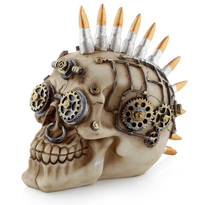 Steampunk Style Skull with Bullet Mohican - Gift Arch