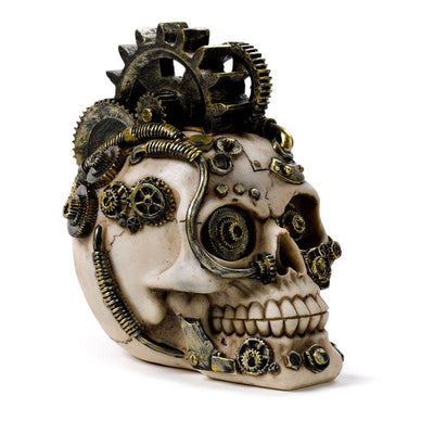 Steampunk Style Skull with Cogs & Springs - Gift Arch