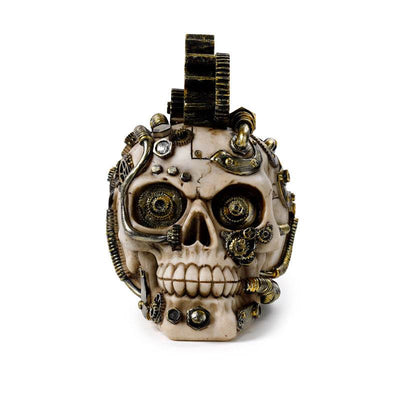 Steampunk Style Skull with Cogs & Springs - Gift Arch