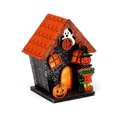 Trick or Treat Pumpkin House Halloween LED Decoration - Gift Arch