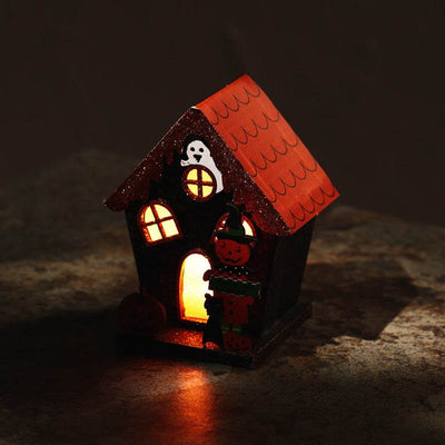 Trick or Treat Pumpkin House Halloween LED Decoration - Gift Arch