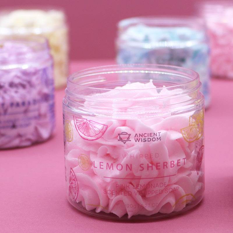 Pink Lemonade Sherbet Whipped Soap Jar - Gift Arch