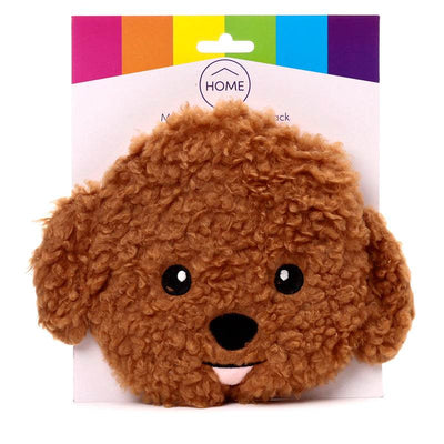 Cavapoo Fluffy Dog Head Microwavable Plush Lavender Heat Pack - Gift Arch