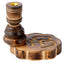 Carved Om Mango Wood Backflow Incense Burner - Gift Arch