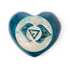 Carved Soapstone Chakra Heart Ashcatcher Incense Stick Burner - Gift Arch