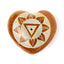 Carved Soapstone Chakra Heart Ashcatcher Incense Stick Burner - Gift Arch