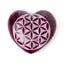 Carved Soapstone Chakra Heart Flower of Life Ashcatcher Incense Stick Burner - Gift Arch