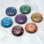 Carved Soapstone Chakra Pebble Ashcatcher Incense Stick Burner - Gift Arch