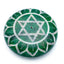 Carved Soapstone Chakra Pebble Ashcatcher Incense Stick Burner - Gift Arch