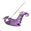 Enchanted Nightmare Crystal Orb Wing Shaped Ashcatcher Incense Stick Burner - Gift Arch