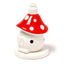 Fairy Toadstool House Ceramic Incense Cone Burner - Gift Arch