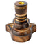 Hamsa Garden Carved Mango Wood Backflow Incense Burner - Gift Arch