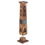 Mango Wood Ashcatcher Incense Tower Burner with Elephant Inlay - Gift Arch