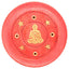 Mango Wood Buddha Round Red Ashcatcher Incense Burner - Gift Arch