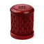 Mango Wood Carved Barrel Incense Cone Burner with Door - Gift Arch