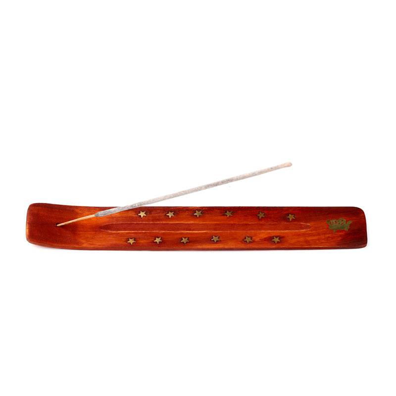 Mango Wood Fairy Ashcatcher Incense Sticks Burner - Gift Arch