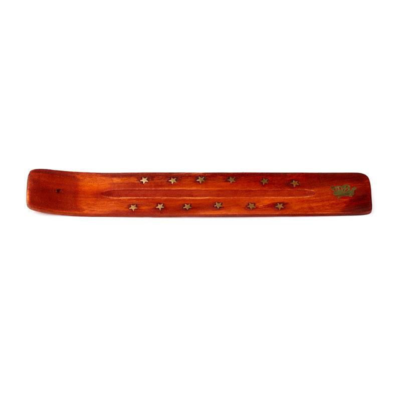 Mango Wood Fairy Ashcatcher Incense Sticks Burner - Gift Arch