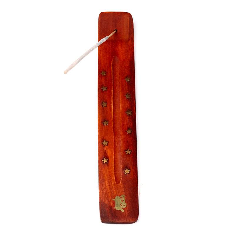 Mango Wood Fairy Ashcatcher Incense Sticks Burner - Gift Arch