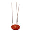 Mango Wood Round Ashcatcher Incence Burner with Yin Yang Inlay - Gift Arch