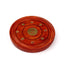 Mango Wood Round Ashcatcher Incence Burner with Yin Yang Inlay - Gift Arch