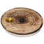 Mango Wood Round Flower of Life Ashcatcher Incense Burner - Gift Arch