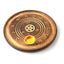 Mango Wood Round Pentagram Ashcatcher Incense Burner - Gift Arch